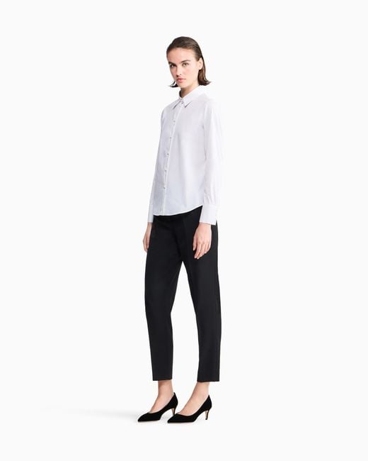 Giorgio Armani White Button-Down Shirt