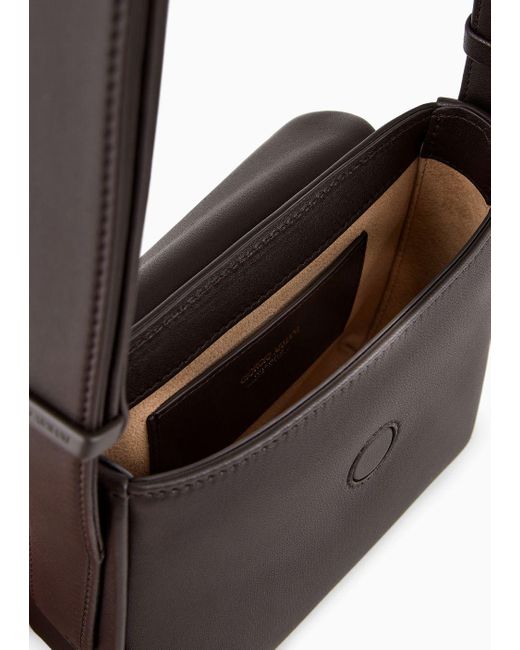 Giorgio Armani Black Padded Nappa-leather La Prima Bag