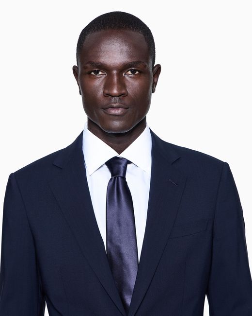 Giorgio Armani Black Single-Breasted Soho Line Suit for men