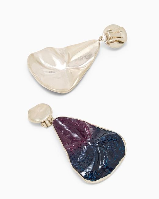 Giorgio Armani Blue Earrings