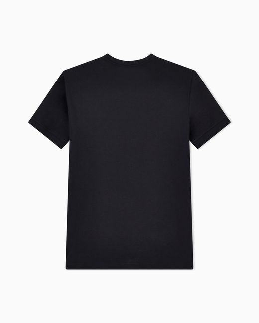 Giorgio Armani Black Jersey T-Shirt for men