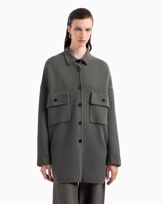 Giacca Camicia di Giorgio Armani in Gray