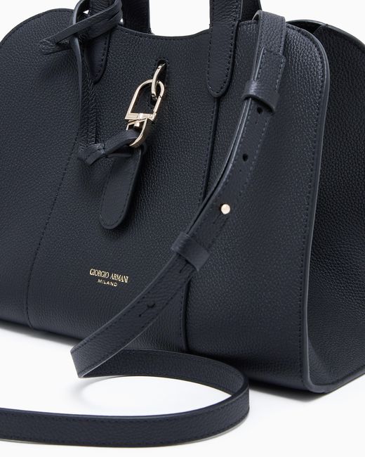 Giorgio Armani Blue Small Tote Bag