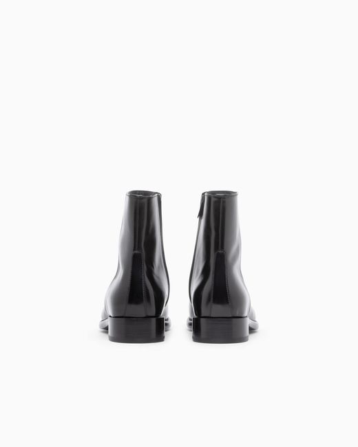 Giorgio Armani Black Boots for men