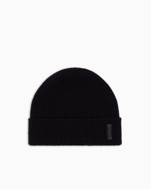 Gorro De Cachemir Giorgio Armani de hombre de color Blue