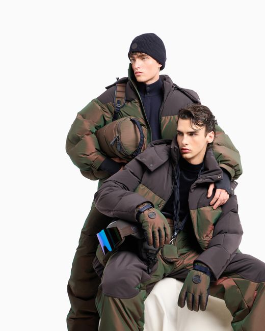 Neve Maglia A Lupetto di Giorgio Armani in Blue da Uomo