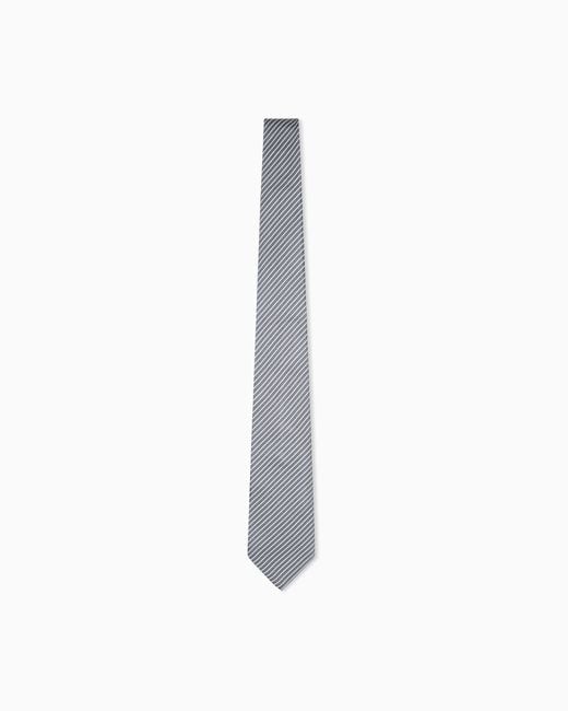 Giorgio Armani White Armani/Archivio Ss1987 Tie for men