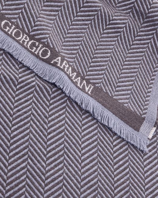 Sciarpa di Giorgio Armani in Purple da Uomo