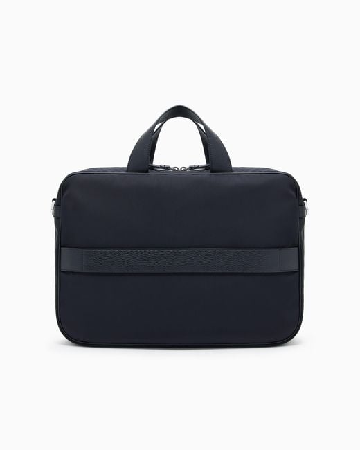 Briefcase di Giorgio Armani in Blue da Uomo