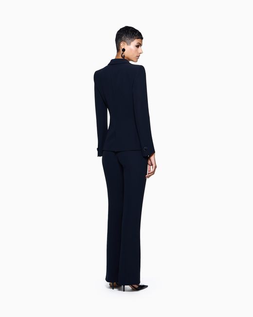Traje De Mujer De Seda Pura Giorgio Armani de color Black