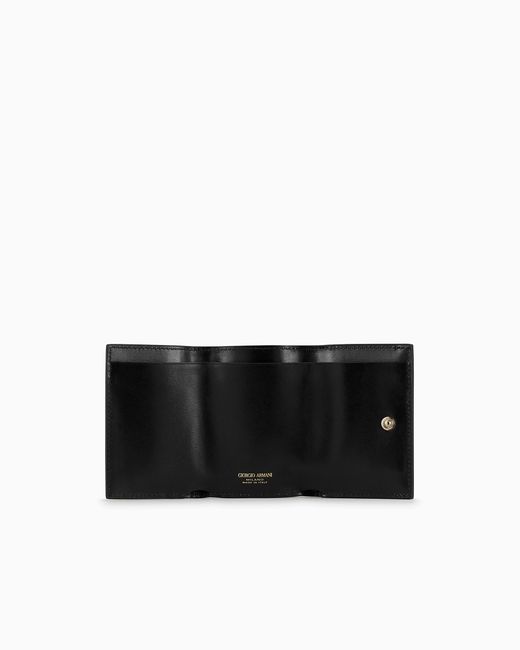 Giorgio Armani White Mini La Prima Trifold Wallet