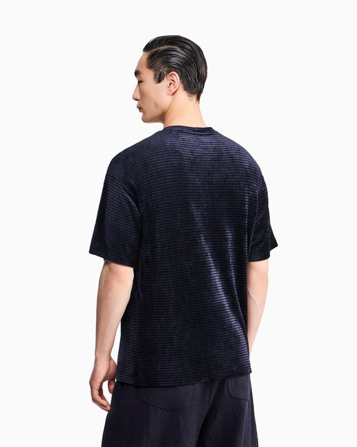 Giorgio Armani Blue T-Shirt Regular Fit for men