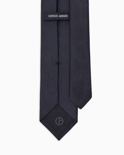 Giorgio Armani White Pure Silk Tie for men