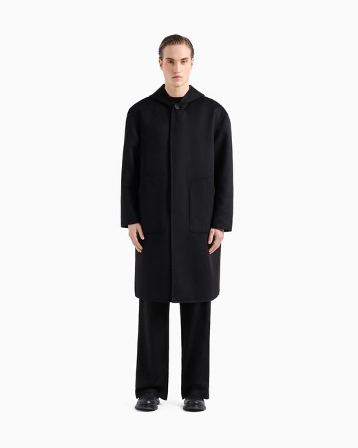 Giorgio Armani Black Coat for men