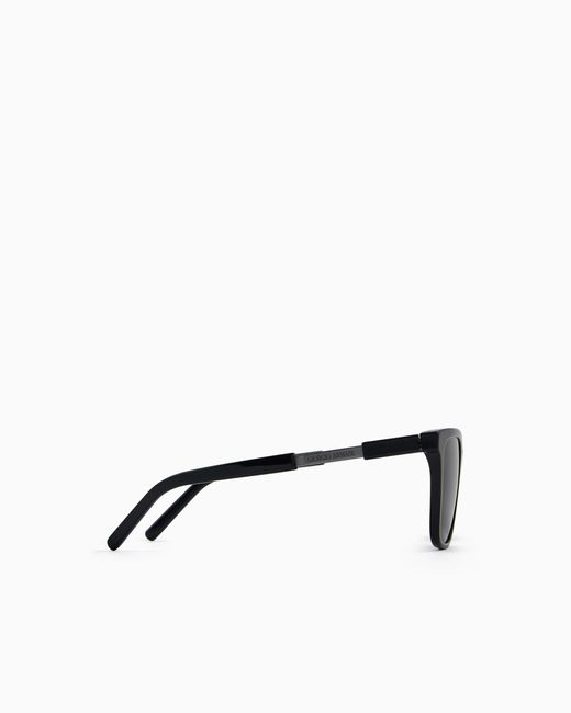 Giorgio Armani Black Pillow Sunglasses for men