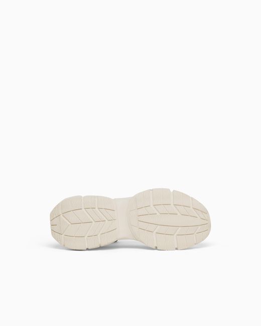 Giorgio Armani White Suede Sneakers for men