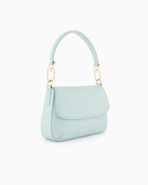 Giorgio Armani Blue Small La Prima Soft Bag