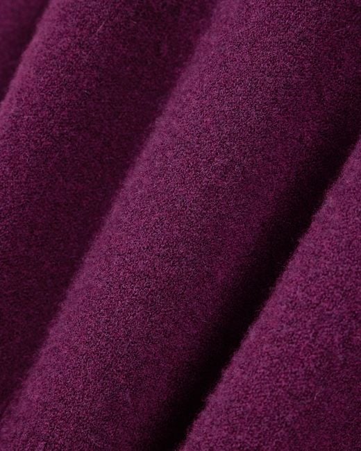 Giorgio Armani Purple Oversized Turtleneck Sweater