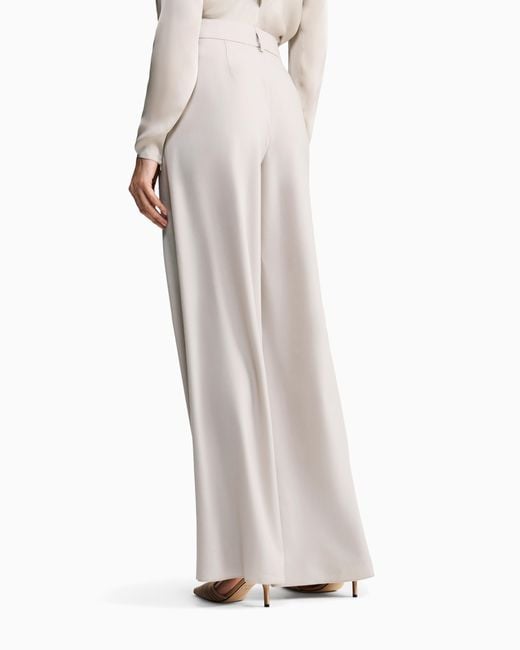Giorgio Armani Gray Pure Wool Trousers