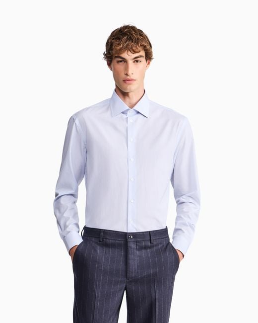 Giorgio Armani White Regular Fit Shirt for men