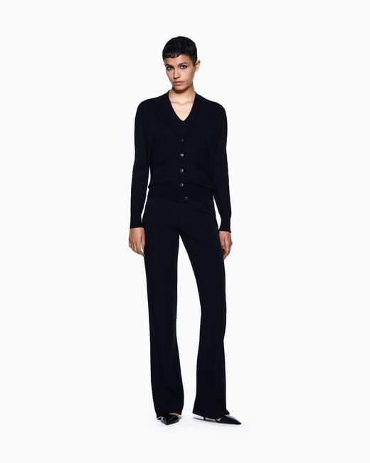 Giorgio Armani Blue Pure Cashmere Long Cardigan