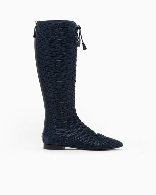 Giorgio Armani Blue Boots