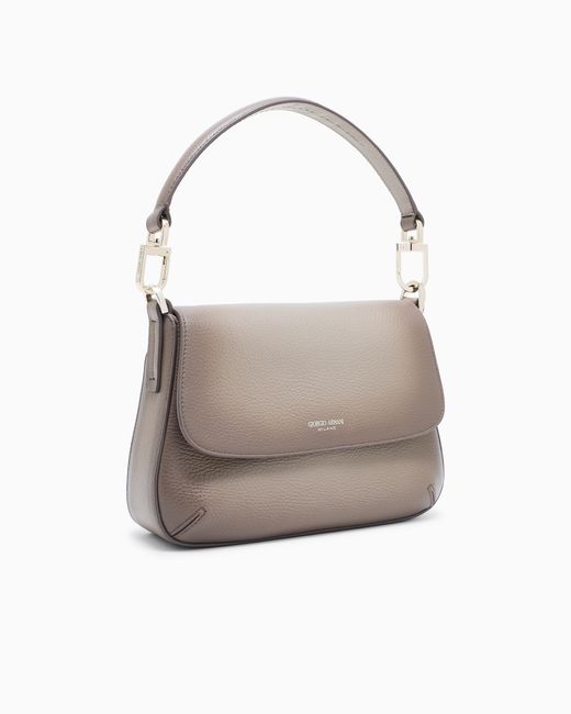 Giorgio Armani Gray Small La Prima Soft Bag