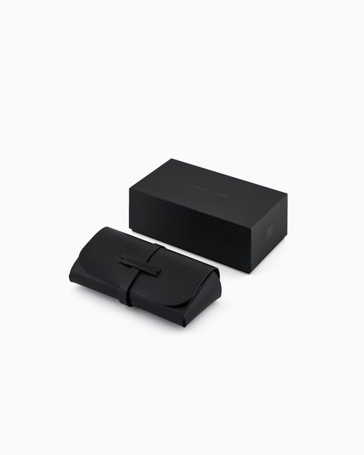 Giorgio Armani White Square Sunglasses for men