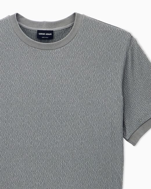 Giorgio Armani Gray T-Shirt Regular Fit for men