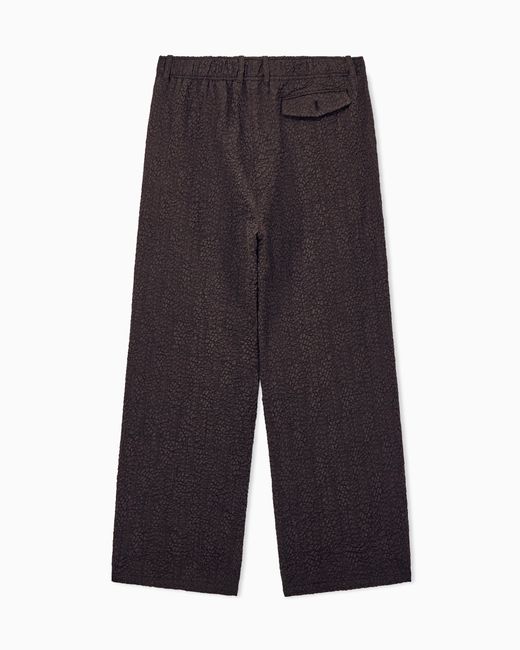 Giorgio Armani Purple Oversized Trousers for men