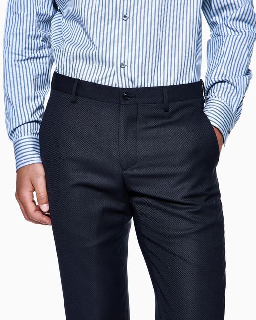 Giorgio Armani Blue Single-Breasted Soho Line Suit for men