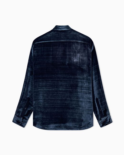 Giorgio Armani Blue Shirt Regular Fit for men