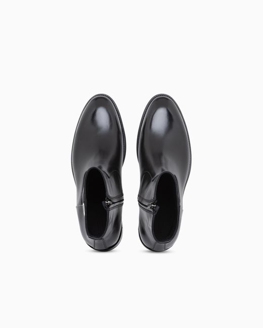 Giorgio Armani Black Boots for men