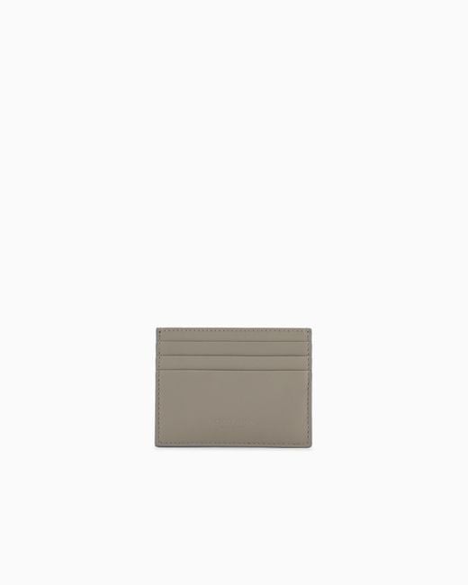Giorgio Armani White Credit Card Holder for men