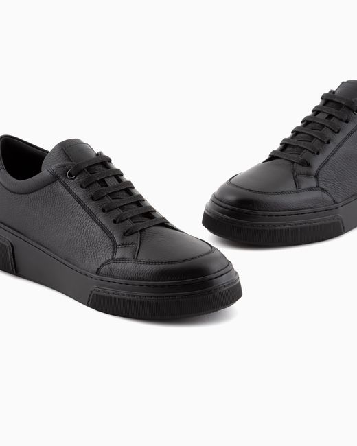 Deportivas De Ciervo Giorgio Armani de hombre de color Black