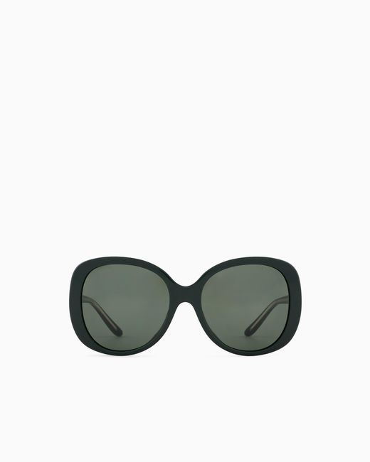 Gafas De Sol Redondas Para Mujer Giorgio Armani de color Green