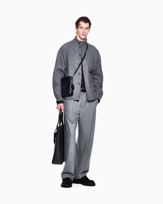 Giorgio Armani Blue Shirt Oversized for men