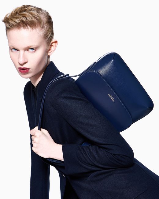 Giorgio Armani Blue Medium La Prima Bag