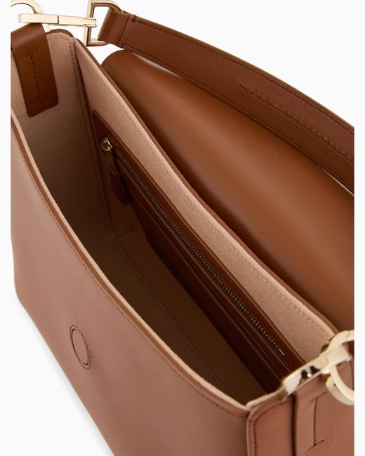 Giorgio Armani Brown Medium La Prima Soft Bag
