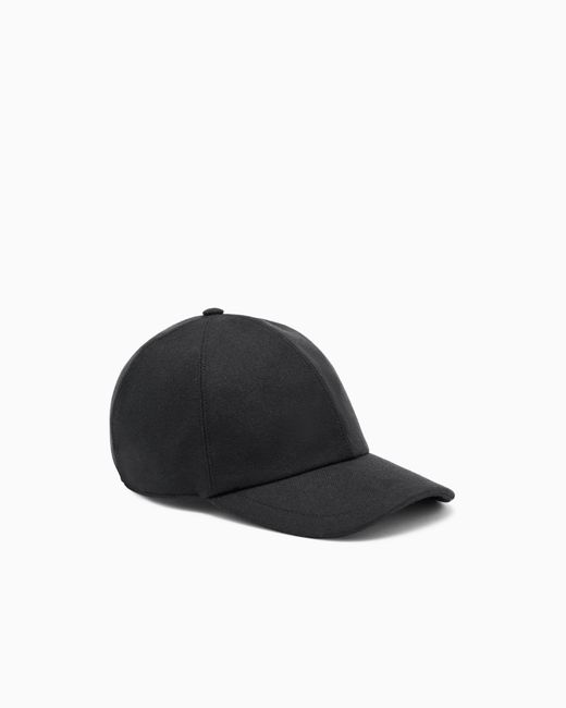 Cappello Baseball di Giorgio Armani in Black da Uomo