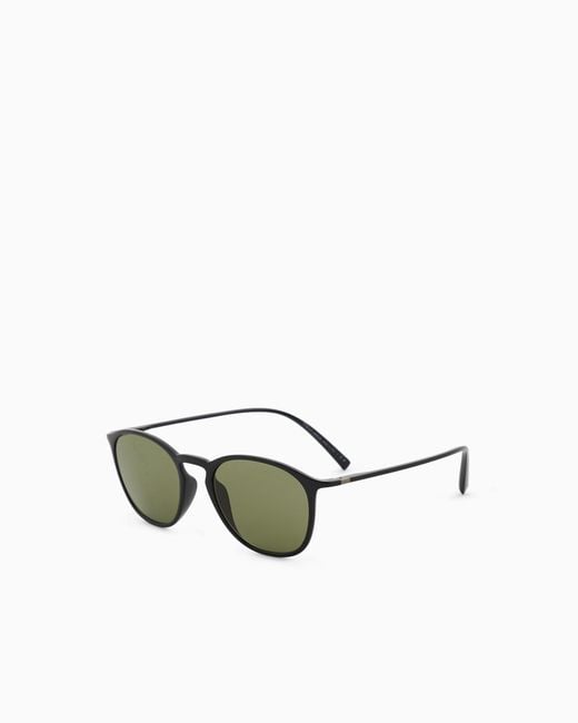Giorgio Armani Green Square Glasses for men