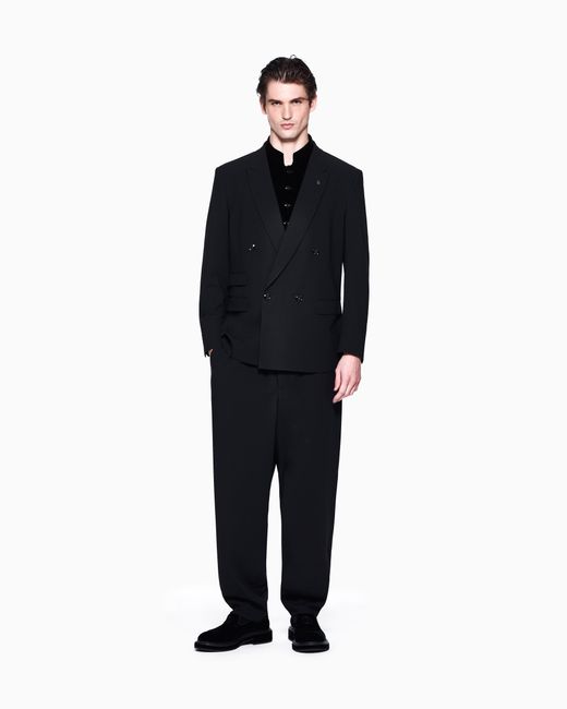 Giorgio Armani Black Slipper Giorgio's for men