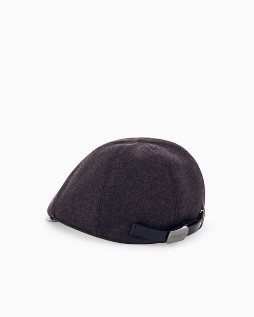 Giorgio Armani Blue Flat Cap for men