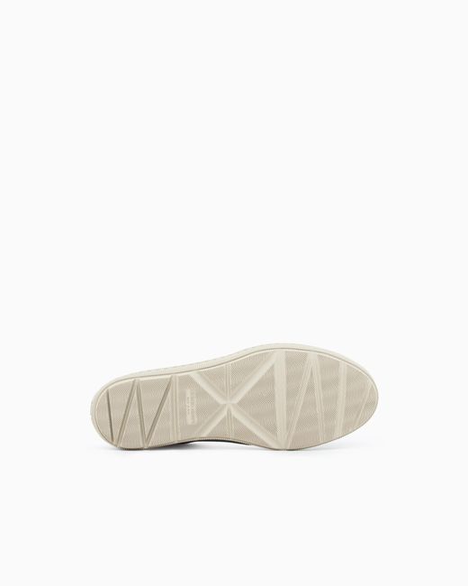 Giorgio Armani White Lace-Up Sneaker