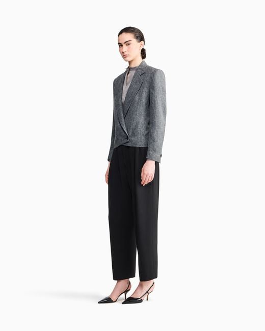 Giorgio Armani Gray Armani/Archivio Fw1979 Blouse