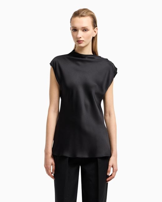 Giorgio Armani Black Blouse