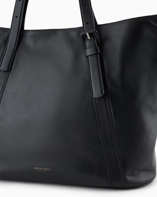 Shopper di Giorgio Armani in Black da Uomo