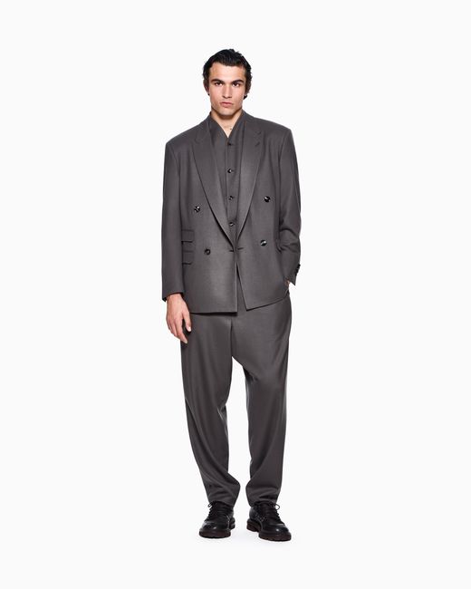 Giorgio Armani Gray Waistcoat Regular Fit for men