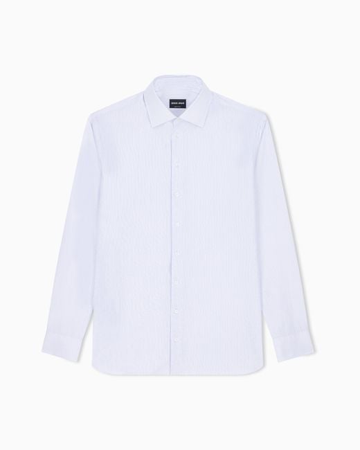 Giorgio Armani White Regular Fit Shirt for men