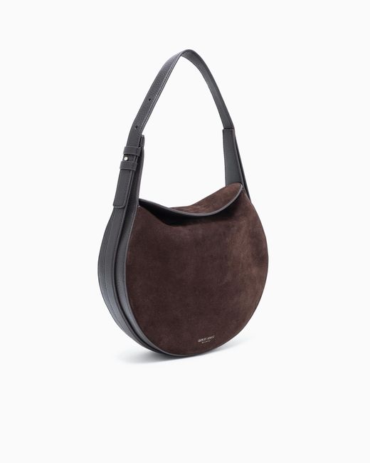 Giorgio Armani Large Shoulder Bag in Brown Lyst UK